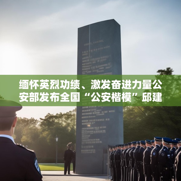 缅怀英烈功绩、激发奋进力量公安部发布全国“公安楷模”邱建军先进事迹