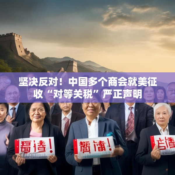 坚决反对！中国多个商会就美征收“对等关税”严正声明