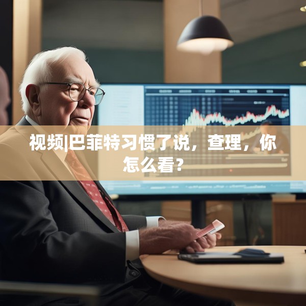 视频|巴菲特习惯了说，查理，你怎么看？