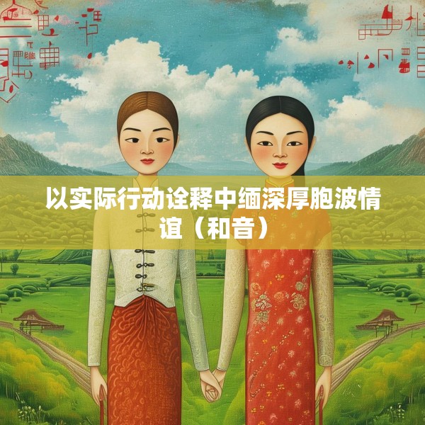 以实际行动诠释中缅深厚胞波情谊（和音）