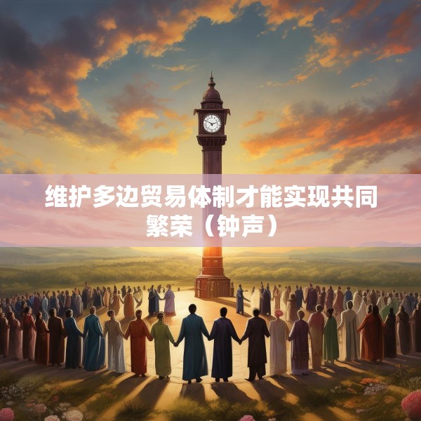 维护多边贸易体制才能实现共同繁荣（钟声）