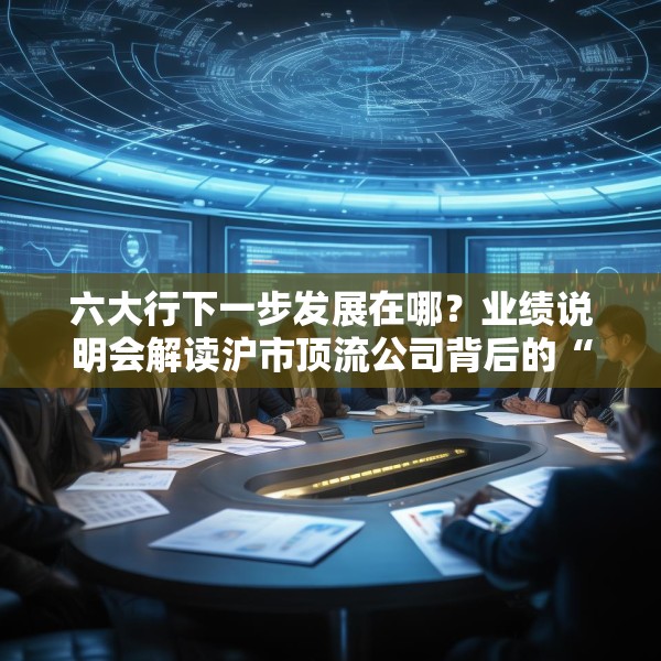 六大行下一步发展在哪？业绩说明会解读沪市顶流公司背后的“硬核”操作