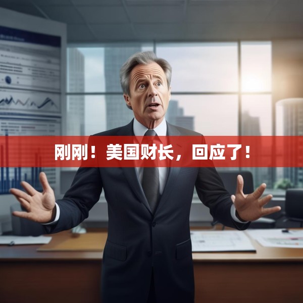 刚刚！美国财长，回应了！