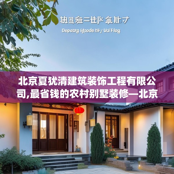 北京夏犹清建筑装饰工程有限公司,最省钱的农村别墅装修—北京夏犹清建筑装饰工程有限公司567.a443b444c447fgy.454fghfd