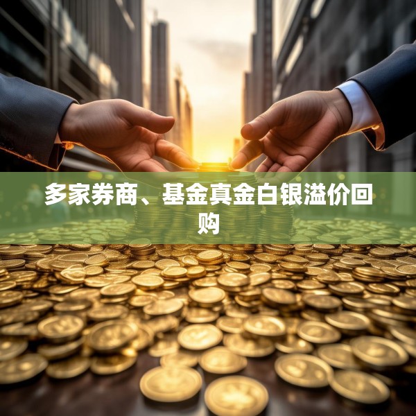 多家券商、基金真金白银溢价回购