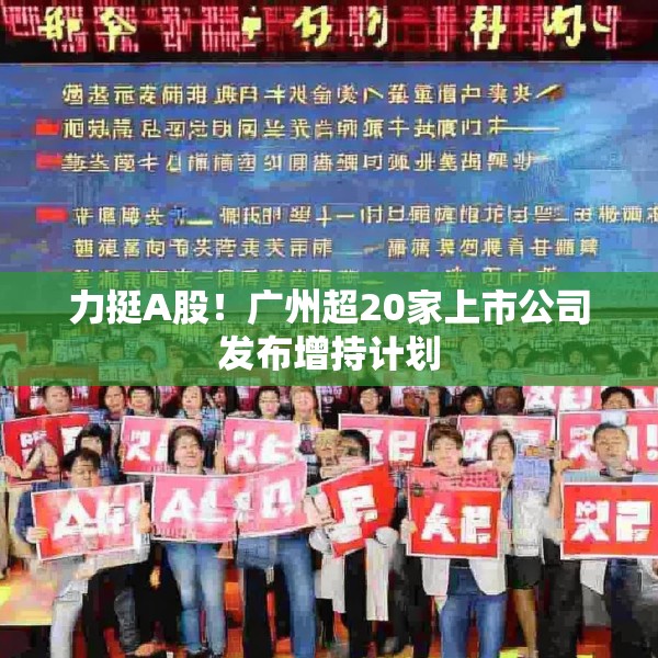 力挺A股！广州超20家上市公司发布增持计划