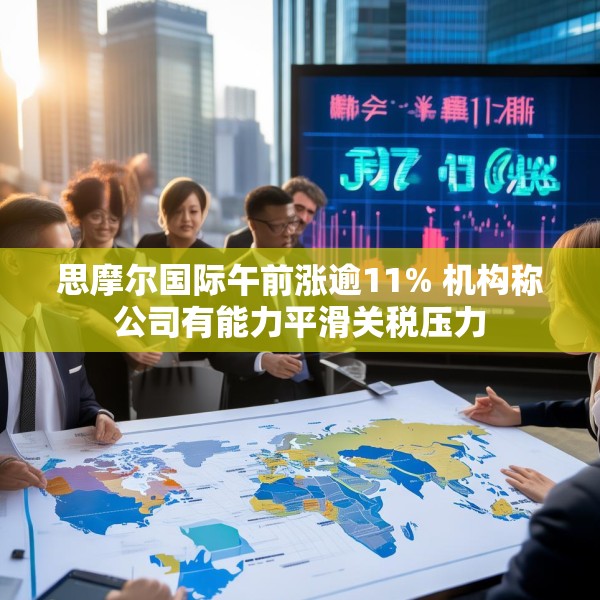 思摩尔国际午前涨逾11% 机构称公司有能力平滑关税压力