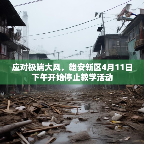 应对极端大风，雄安新区4月11日下午开始停止教学活动