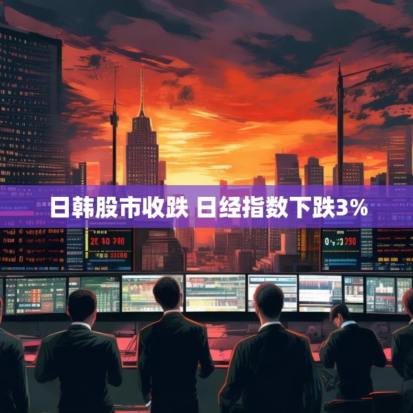 日韩股市收跌 日经指数下跌3%