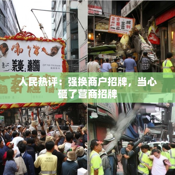 人民热评：强换商户招牌，当心砸了营商招牌