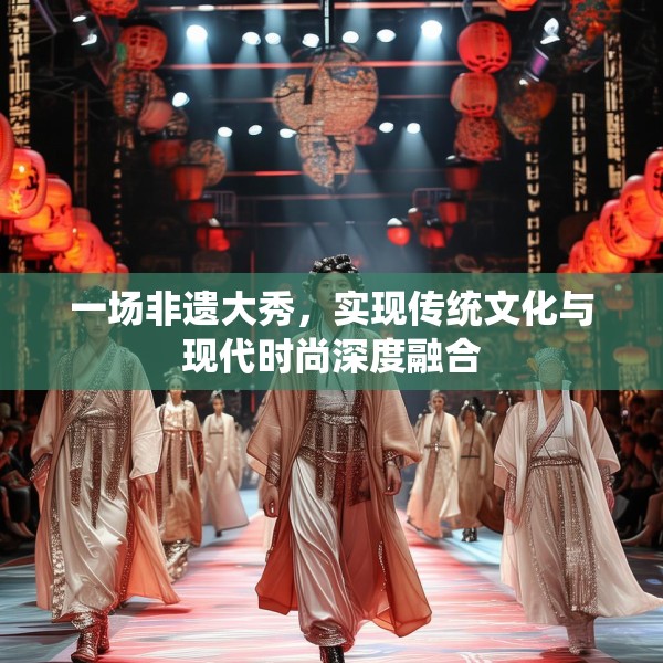 一场非遗大秀，实现传统文化与现代时尚深度融合