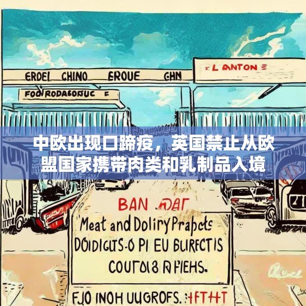 中欧出现口蹄疫，英国禁止从欧盟国家携带肉类和乳制品入境
