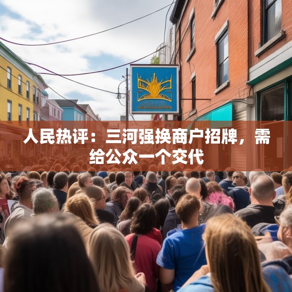 人民热评：三河强换商户招牌，需给公众一个交代