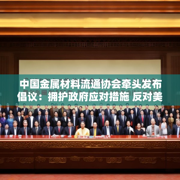中国金属材料流通协会牵头发布倡议：拥护政府应对措施 反对美国贸易霸权
