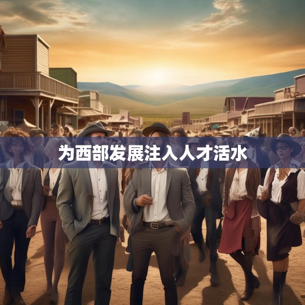为西部发展注入人才活水
