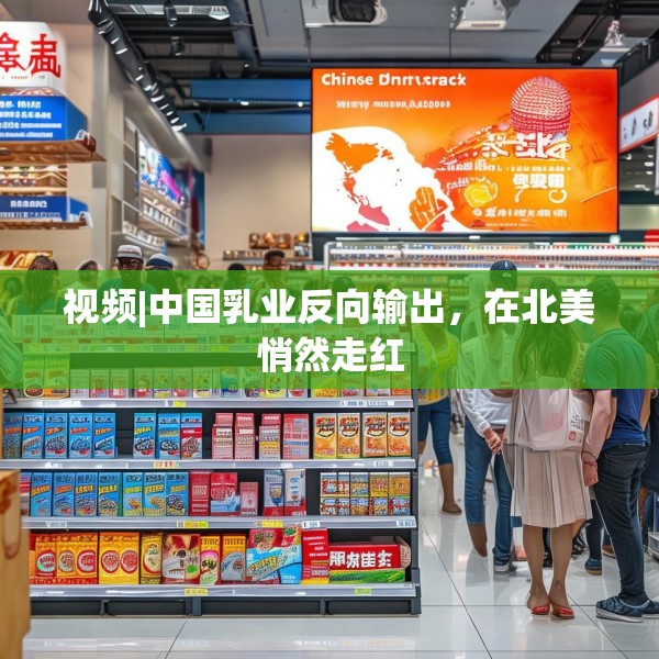 视频|中国乳业反向输出，在北美悄然走红