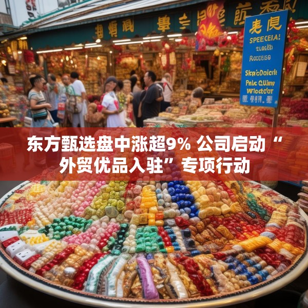 东方甄选盘中涨超9% 公司启动“外贸优品入驻”专项行动