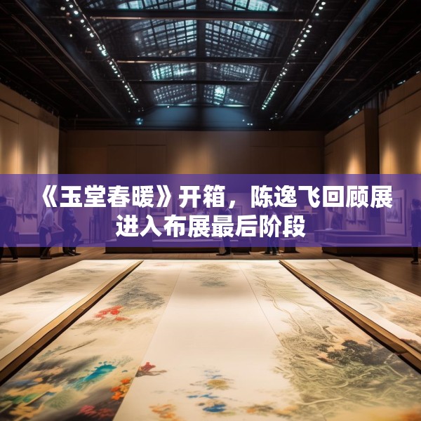 《玉堂春暖》开箱，陈逸飞回顾展进入布展最后阶段