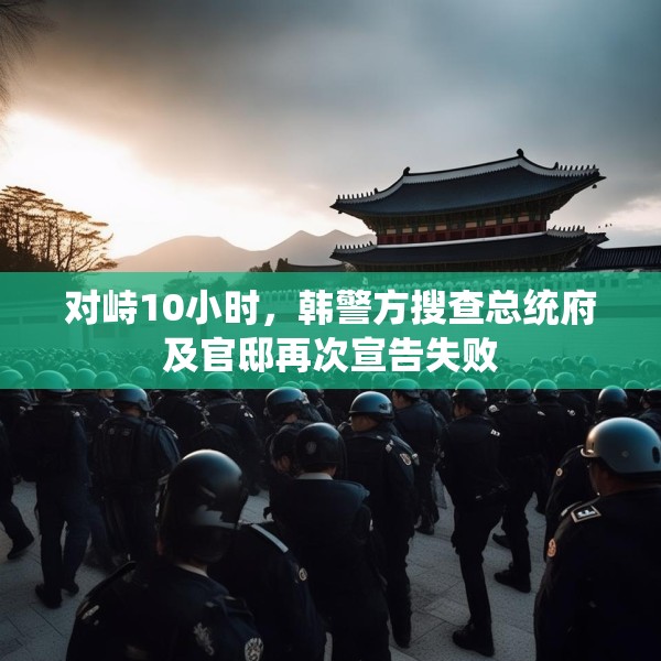 对峙10小时，韩警方搜查总统府及官邸再次宣告失败