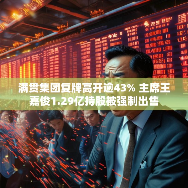 满贯集团复牌高开逾43% 主席王嘉俊1.29亿持股被强制出售
