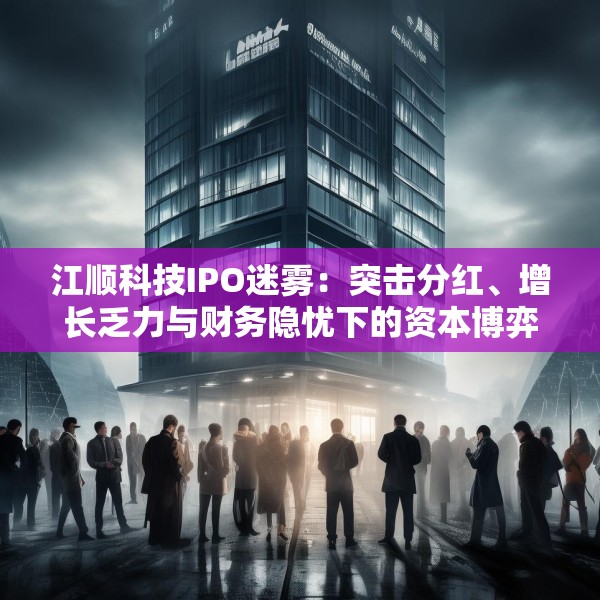 江顺科技IPO迷雾：突击分红、增长乏力与财务隐忧下的资本博弈