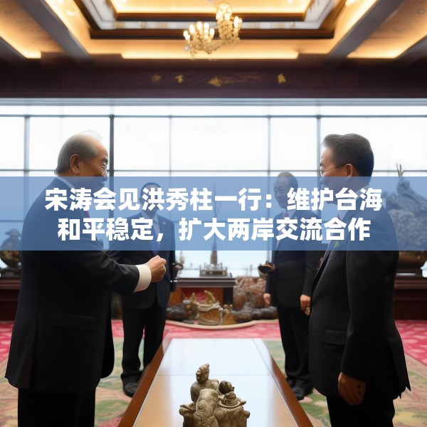 宋涛会见洪秀柱一行：维护台海和平稳定，扩大两岸交流合作