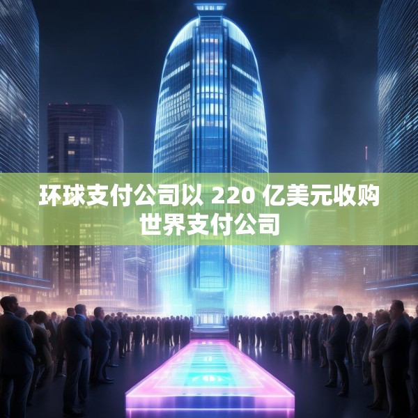 环球支付公司以 220 亿美元收购世界支付公司