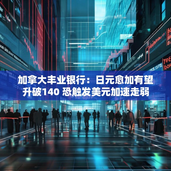 加拿大丰业银行：日元愈加有望升破140 恐触发美元加速走弱