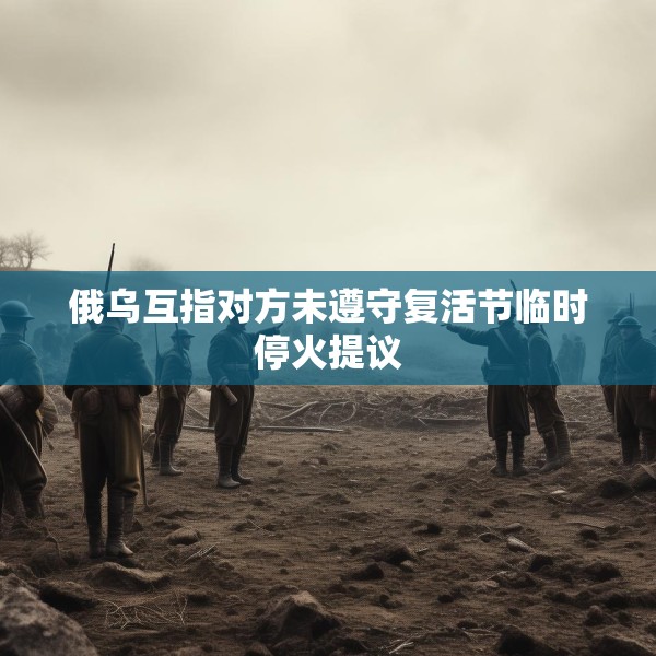 俄乌互指对方未遵守复活节临时停火提议