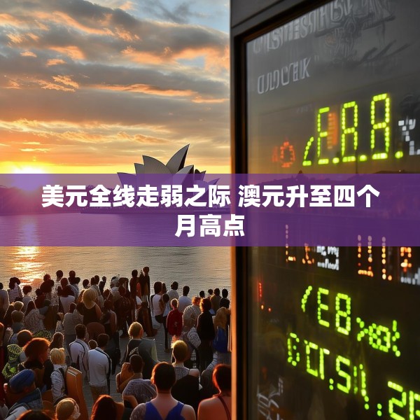 美元全线走弱之际 澳元升至四个月高点