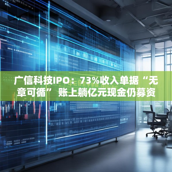 广信科技IPO：73%收入单据“无章可循” 账上躺亿元现金仍募资补流