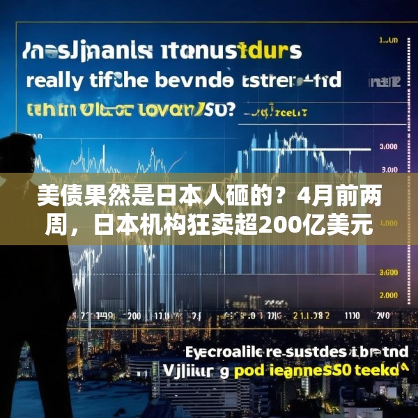 美债果然是日本人砸的？4月前两周，日本机构狂卖超200亿美元外债，规模创20年新高！