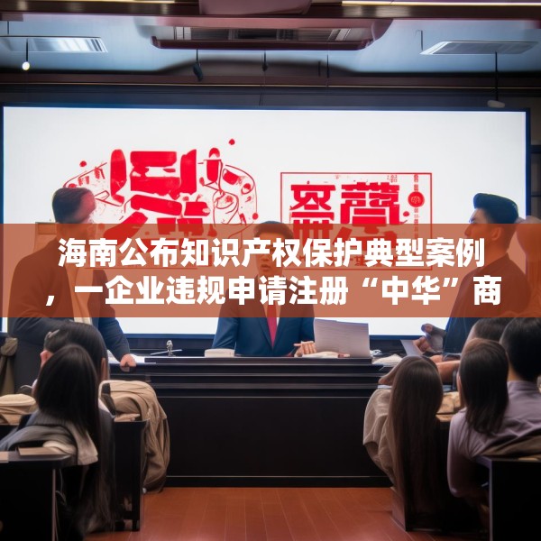 海南公布知识产权保护典型案例，一企业违规申请注册“中华”商标被处罚