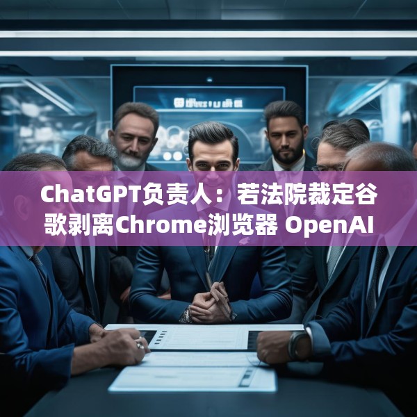 ChatGPT负责人：若法院裁定谷歌剥离Chrome浏览器 OpenAI会有意购买