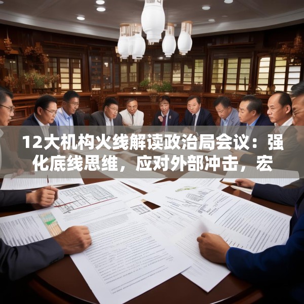 12大机构火线解读政治局会议：强化底线思维，应对外部冲击，宏观着力“四稳”，配置上沿三主线布局