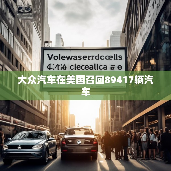 大众汽车在美国召回89417辆汽车