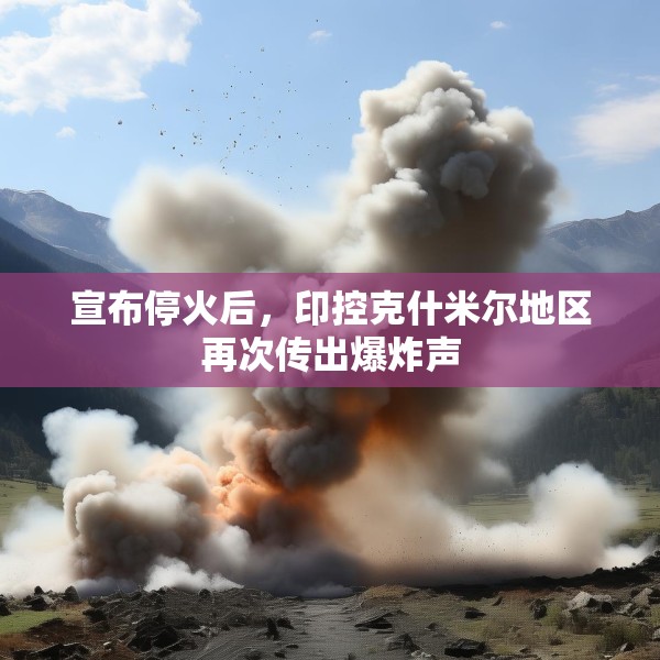 宣布停火后，印控克什米尔地区再次传出爆炸声
