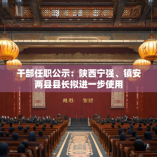 干部任职公示：陕西宁强、镇安两县县长拟进一步使用