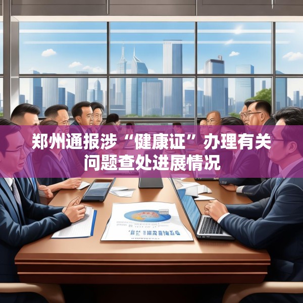 郑州通报涉“健康证”办理有关问题查处进展情况