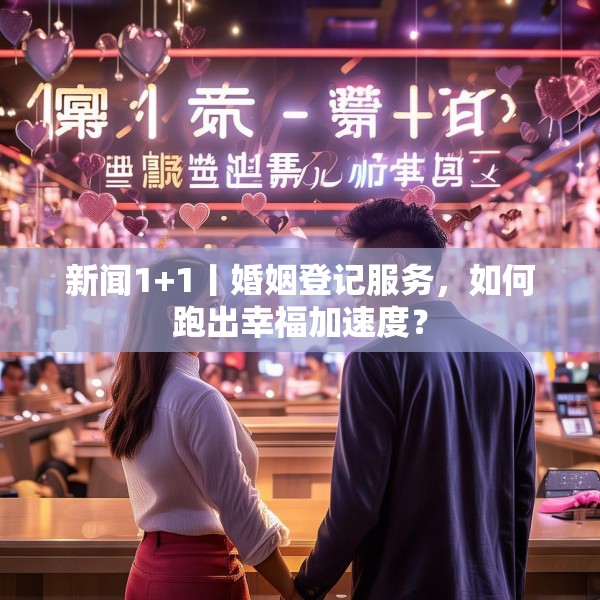 新闻1+1丨婚姻登记服务，如何跑出幸福加速度？