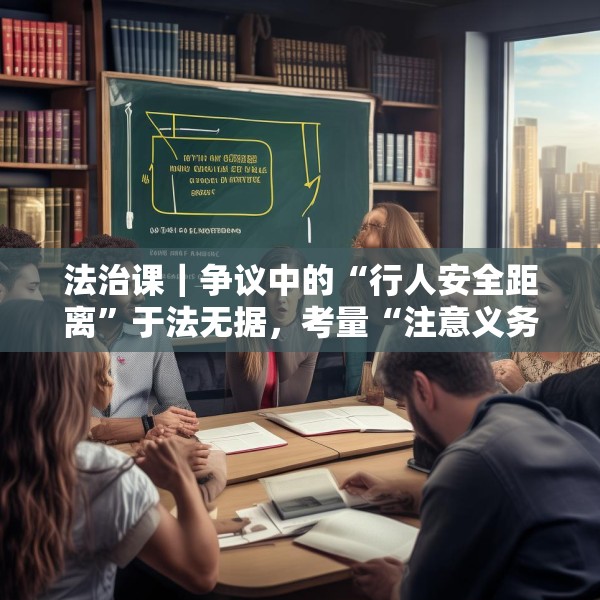 法治课｜争议中的“行人安全距离”于法无据，考量“注意义务”才更合理