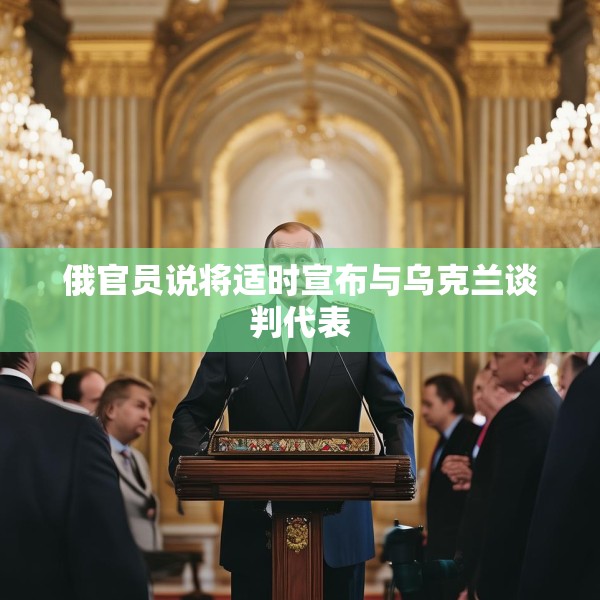 俄官员说将适时宣布与乌克兰谈判代表