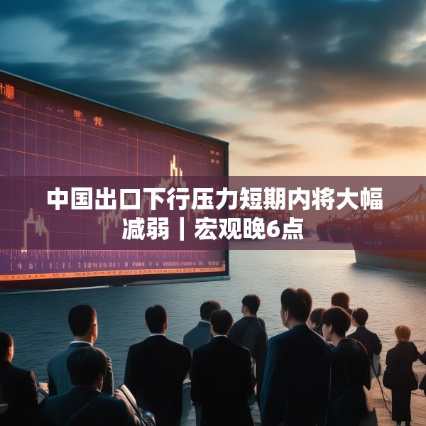 中国出口下行压力短期内将大幅减弱｜宏观晚6点