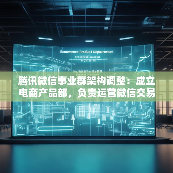 腾讯微信事业群架构调整：成立电商产品部，负责运营微信交易新模式