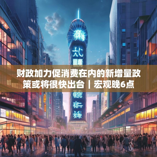 财政加力促消费在内的新增量政策或将很快出台｜宏观晚6点