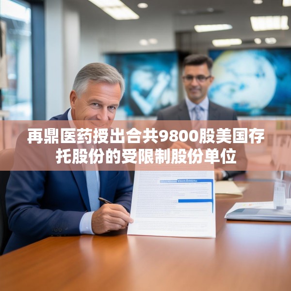 再鼎医药授出合共9800股美国存托股份的受限制股份单位