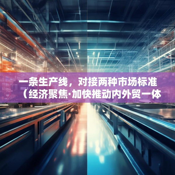 一条生产线，对接两种市场标准（经济聚焦·加快推动内外贸一体化）