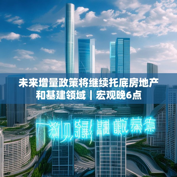 未来增量政策将继续托底房地产和基建领域｜宏观晚6点
