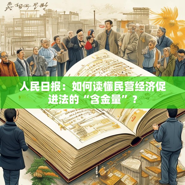 人民日报：如何读懂民营经济促进法的“含金量”？