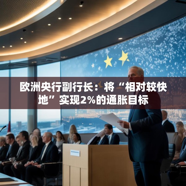 欧洲央行副行长：将“相对较快地”实现2%的通胀目标